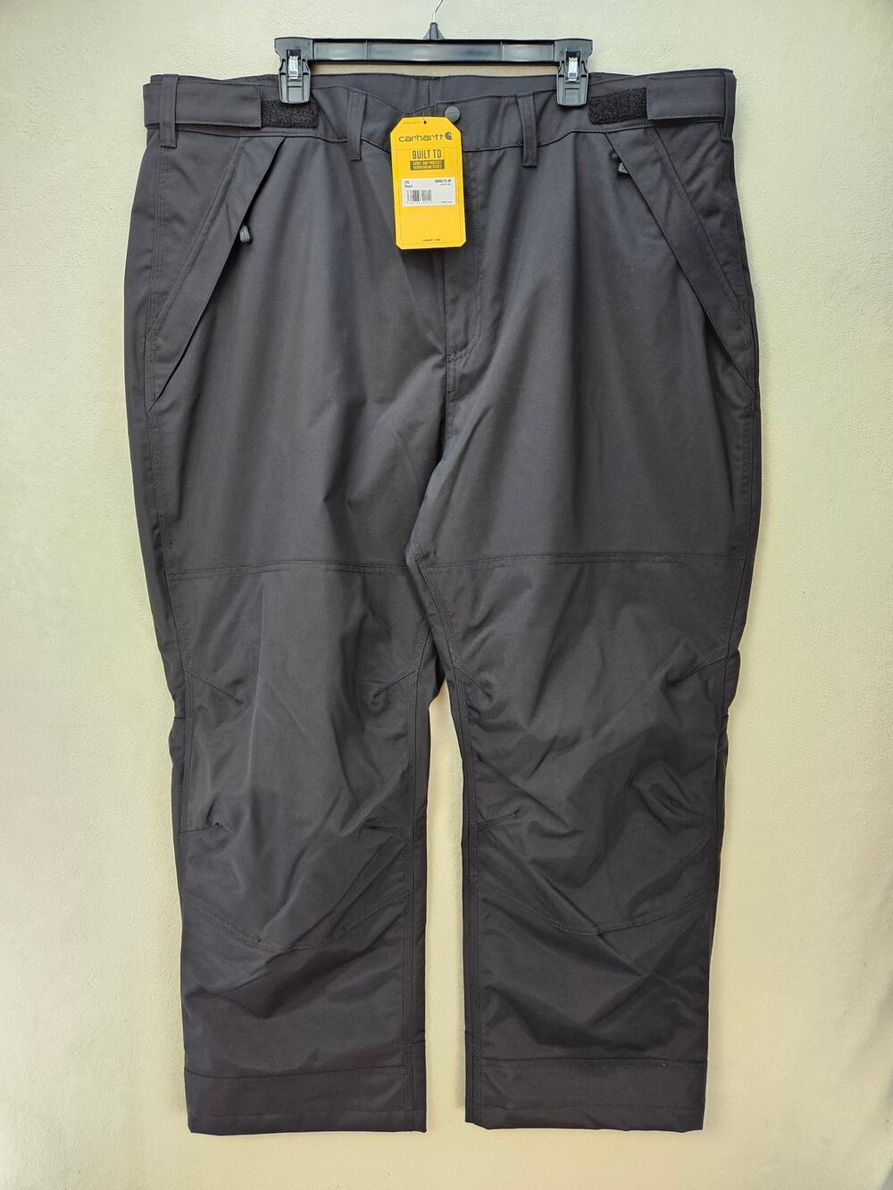 CARHARTT MEN'S XXL SHORT SHORELINE WATERPROOF BREATHABLE BLACK PANTS CARGO STYLE
